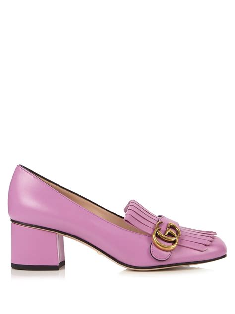 gucci loafer pink|gucci fringe loafer.